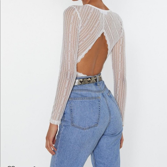 Sheer me out lace bodysuit - Picture 3 of 4